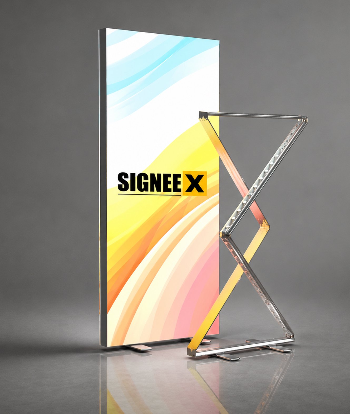 Foldable lightbox Double Sided Built-In LED - Image 2