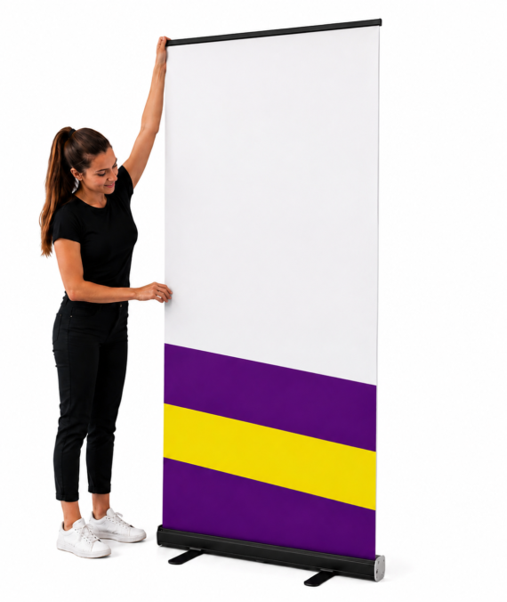ECO Black Banner Stand 33″x 80″- 80X200 (Copy)