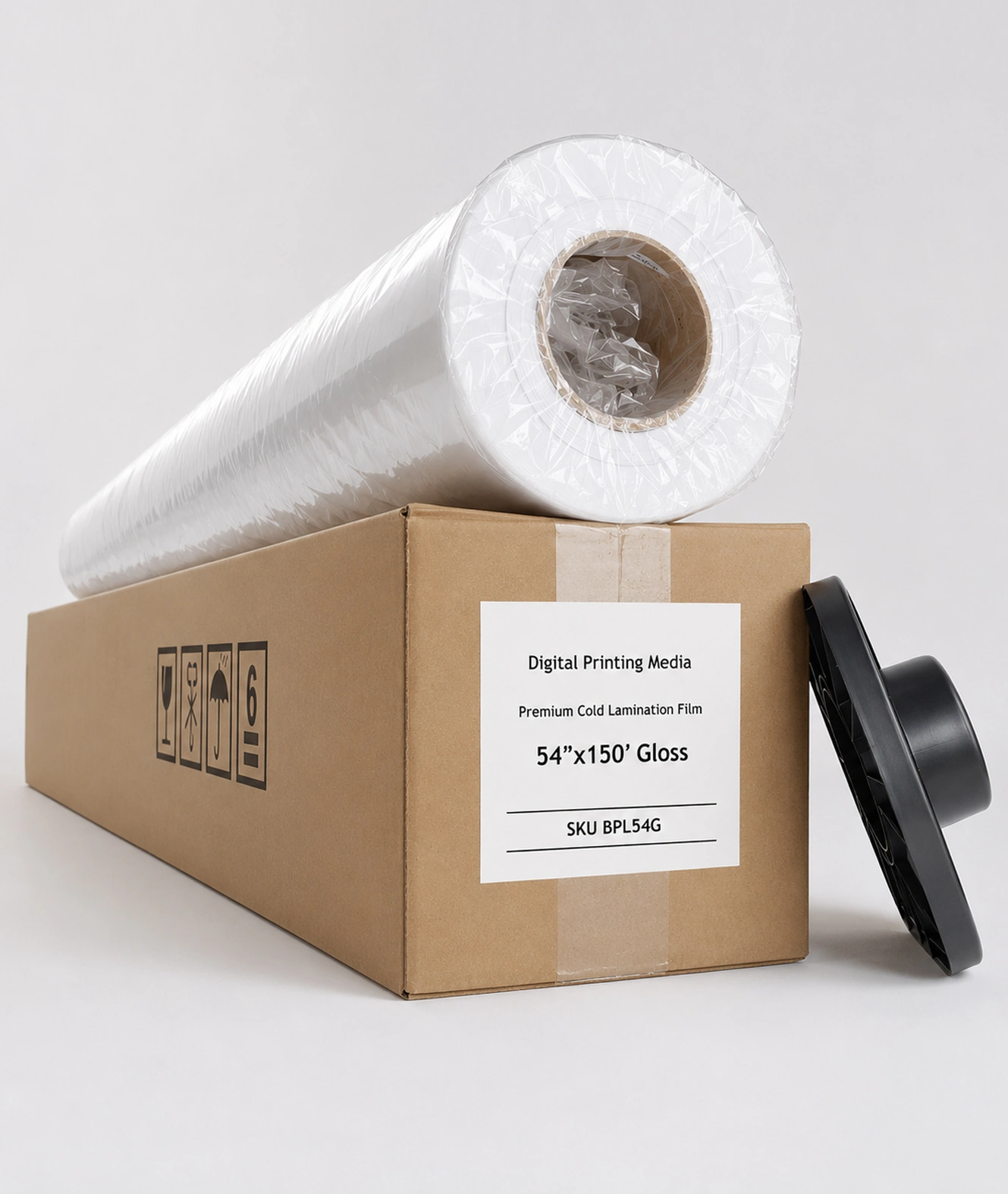 Self adhesive Print Vinyl intermediate Grey Glue Permanent